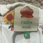 Anthropologie STUNNING Farm Rio Embroidered Flowers Crop Top and pant set XL EUC Photo 5