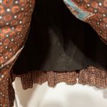 Elie Tahari  Blue and Brown A-Line Skirt Photo 3