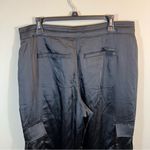 Sanctuary Eve Satin Cargo Pants Womens Size 31 Black NWT Photo 10