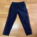 Anthropologie  Cotton Ikat Beaded Ankle Bohemian Coastal Grandma Vacation Pants S Photo 3