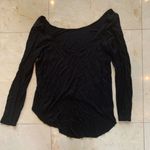 ASOS  Sz 4 Black Longsleeve Scoop Neckline Photo 2