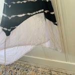 Kensie  Black White Tie Dye Asymmetrical Maxi Dress Photo 1