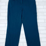Pendleton Women's Blue Cropped Pants Size 14 Straight Leg Casual Photo 0