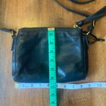 Margot New York Crossbody Bag Adjustable Strap and Gold Hardware Leather purse Black Photo 3