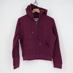 American Giant Women's Relaxed Classic Full Zip 2.0 Made in USA Size XS Purple Photo 1