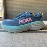 Hoka One One Bondi 8 Running Shoes Womens 10.5 Blue Photo 2