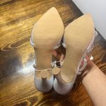 A New Day  Silver Blingy Holiday Bow Heels Size 8 Photo 7