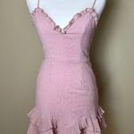 Hello Molly  Blush Pink Ruffle Mini Dress Size XS Photo 1