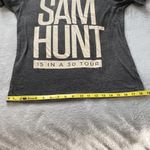 Next Level Apparel EUC Sam Hunt 15 in a 30 Tour Grey Tee Shirt, Size Small Photo 9