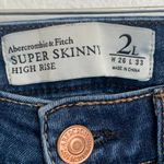 Abercrombie & Fitch 5/$25 High Rise Super Skinny Jeans in Medium Blue Wash Photo 3