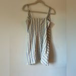 ZARA  Blue Striped Wrap Romper Size L Sleeveless V-Neck Casual Photo 3