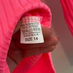 Neon Pink Bodysuit Size M Photo 2
