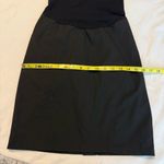 Motherhood  Maternity Black Pencil Skirt Size Small Professional Office Photo 8