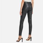 EXPRESS 90's High Rise Skinny Vegan Leather Pants in Black Size 4 Regular Photo 2