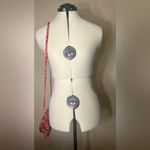 Maggi B Womens Quilted Floral 100% Cotton MultiPocket Wallet Crossbody/Purse Bag Red Photo 3