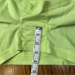 Nike Pro Neon Yellow Shorts with Gray Waistband Photo 3
