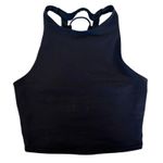 ALO YOGA Movement Sports Bra Crop Top Lace Up Corset Black Size Small Photo 8