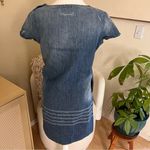 DSQUARED2 Denim Distressed Mini‎ Y2K Dress Size 40 Small Blue Photo 3
