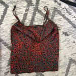 Nasty Gal  Top Leopard Print Satin Cowl Neck Photo 0