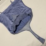 Abercrombie & Fitch Women’s  Cowl Neck Purplish Blue Bodysuit Top Sz S Small Photo 9