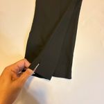 Talbots  Heritage Black Flat Front Ankle Crop Pants Side Slit Size 14p Workwear Photo 5