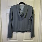 The North Face  Lightweight Hooded Sweatshirt Jumper Size Small Gray Cropped Photo 4