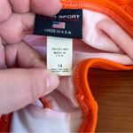 Ralph Lauren Women’s 90’s Polo  Sport Hot Orange Bikini Size 14 Bottoms And Top Photo 7