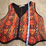 Free People  Gemini Quilted Vest M Folk Boho Festival Cottage Core Enchanted Photo 10