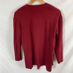 Lands' End Button UP V Neck Cardigan Sweater Red Size XS Photo 3