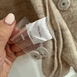 VENARIO Dina Duffle Coat 100% Wool Jacket Size M Beige Equestrian NWOT Knit‌‌ Tan Size M Photo 3