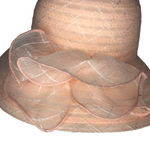 Ellen Tracy Peach Formal Hat Photo 2