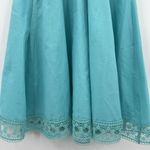 Charo Ruiz Ibiza Volantes Lace Crochet Trim Mini Dress Turquoise Size Medium NWT Blue Photo 6