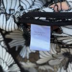 Ming Wang NWT Blazer Top Black White Floral Embroidered Size XL Retail $235.00 Photo 11