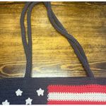 American Flag Woven Purse Blue Photo 3