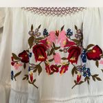 Free People White Sunbeams Embroidered Mini Dress Photo 3
