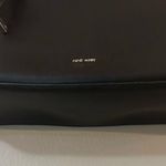 Nine West Dark Gray Pleather Tote Bag Photo 7