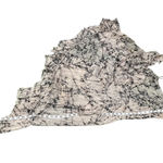 Designer Boutique One Shoulder Drape Crepe Floral Mini Dress Small Tan Size 4 Photo 6