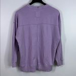 Aerie the chill crew sweatshirt off the rails print in purple size small Photo 5