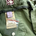 Scotch & Soda  Cargo Shorts Tassel Tie Waist Zip Fly Y2K Streetwear Green 16 NWT Photo 4