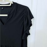 Amazon Women’s Black Ruffle Sleeve Tiered Dress Photo 3