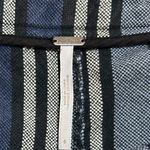 Free People  Striped Blue Linen Blend Pants Size 6 Photo 5