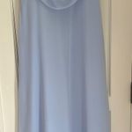Revelry Nadia Chiffon Dress Blue Size 14 Photo 1