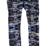 Zyia  Multicolor Abstract Print‎ Mid Rise Ankle Leggings Size XS Photo 0