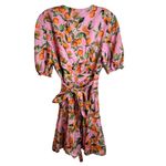 Finders Keepers Aranciata Wrap Dress Womens Size Large Pink Orange NWT NEW Photo 3