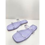 BP Nordstrom  Viola Lilac Braided Flat Slide Sandals‎ Size 6 Square Open Toe Photo 1