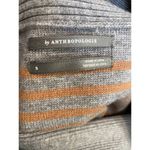 Anthropologie Off Shoulder Grey Striped Women’s Sweater Tunic S Casual Photo 3