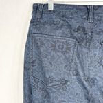 CAbi Size 12 Jeans Skinny All Over Printed Navy Blue Mid Rise Stretch 1636 Photo 6