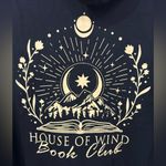 House of Wind Book Club Long Sleeve Hoodie Black Women's Size Small Photo 2