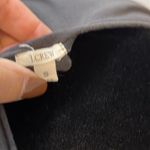 J Crew Ruffled Tank Top.‎ Charcoal Gray. Size Small Gray Photo 3