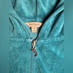 Juicy Couture Teal Velour Hoodie Jacket Photo 1